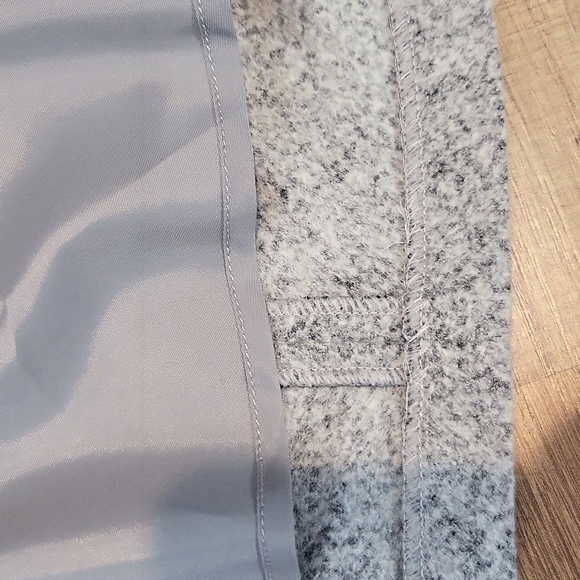 THEORY Raneid K Wool Felt Knit Light Heather Wool Sleeveless A-Line Dress - Picture 6 of 13